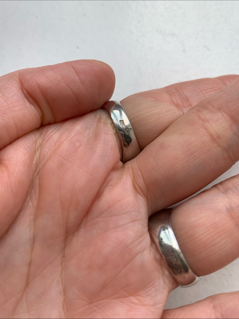 Zara Solid Silver Rins - Picture 3 of 4